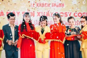 tổ chức lễ khánh thành nhà máy